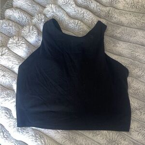 Athleta black high neck tank top! Size XS!
